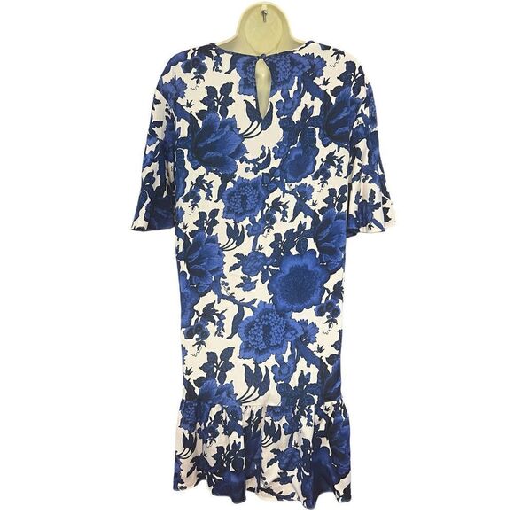Diane von Furstenberg Arlene Mini Dress in Blue & White NWT Size Small - Picture 4 of 6